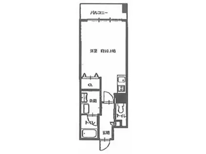 ウィング駅前ビルディング(ワンルーム/5階)の間取り写真