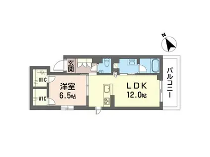 レガリータ(1LDK/3階)の間取り写真