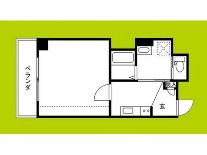 TOYOTOMI STAY PREMIUM 長橋(1K/9階)の間取り写真