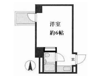 イースタンクロスアキバ(ワンルーム/9階)の間取り写真