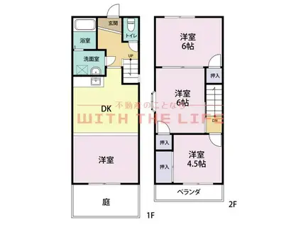エポックタウン(4DK/1階)の間取り写真