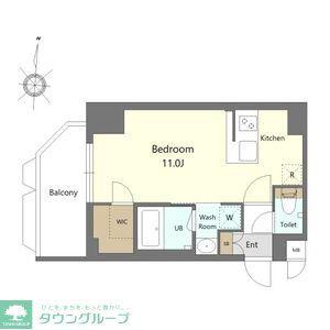 S-RESIDENCE高岳BRESA(ワンルーム/3階)の間取り写真