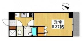 ジュネス天領I(1K/5階)の間取り写真