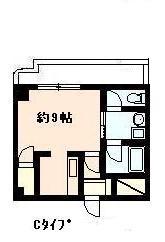 ハイツセイコー壱番館(ワンルーム/5階)の間取り写真