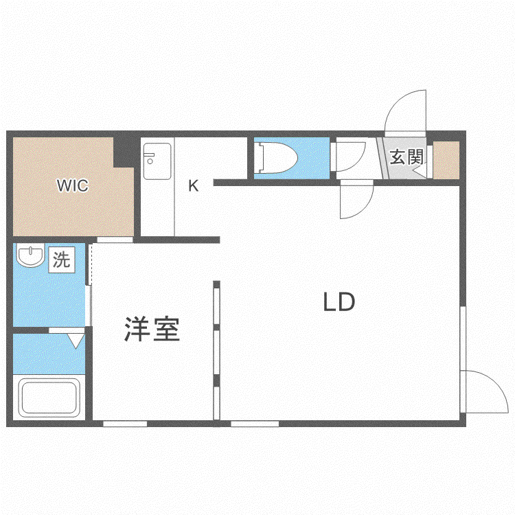 CHOUCHOUS9(1LDK/5階)の間取り写真