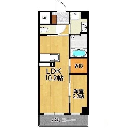 ノイエス ラント(1LDK/3階)の間取り写真