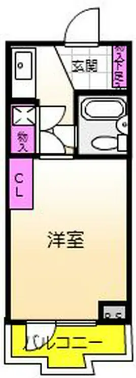 エムズ南林間 3階階 間取り