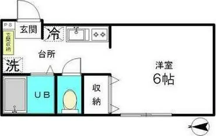 フロマージュ国立 1階階 間取り