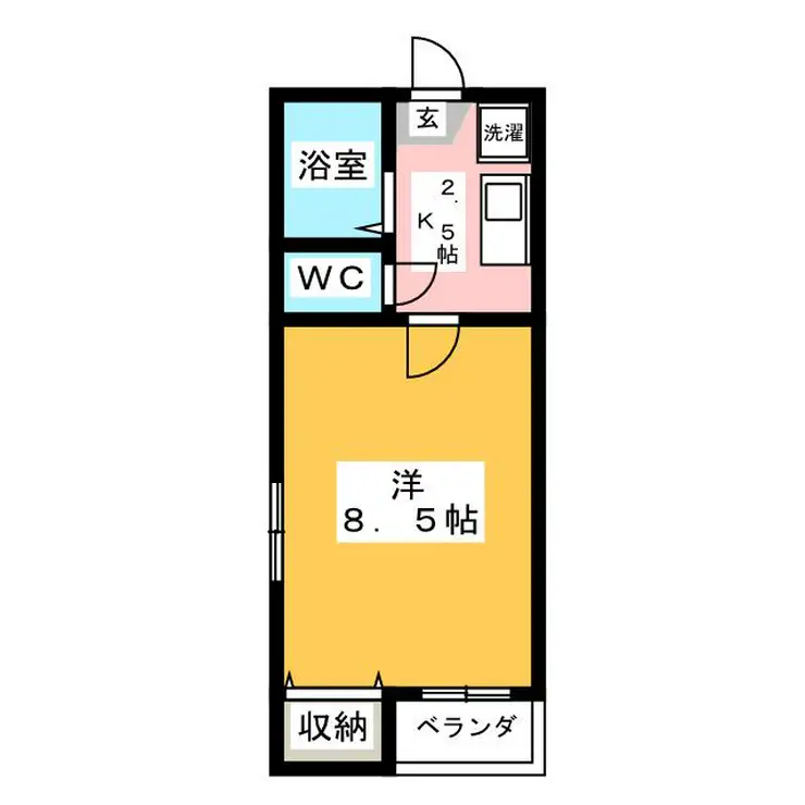 マルメゾン府中 1階階 間取り