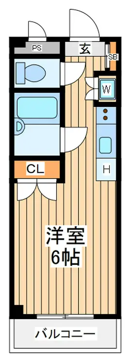 ロイヤルヒルズ 4階階 間取り