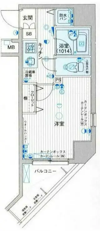 パークウェル三田 4階階 間取り
