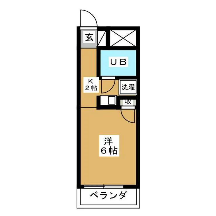 クールバレー南馬込 2階階 間取り