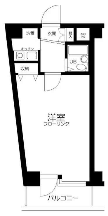 ピュアシティ横浜 5階階 間取り