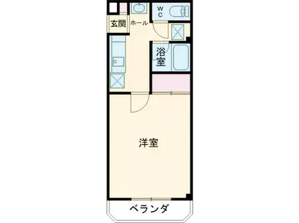 YOSHIMIパレス(1K/2階)の間取り写真