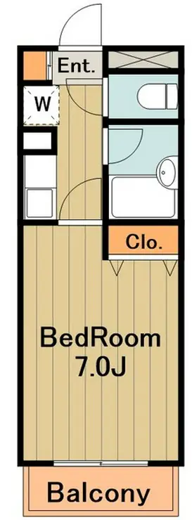 大塚堰場ハイツ 1階階 間取り