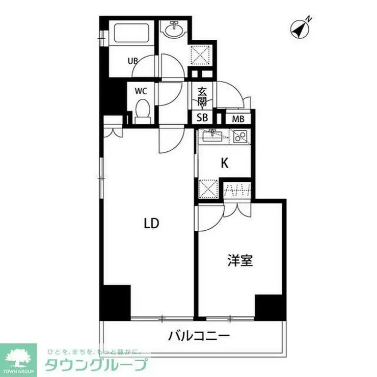 ボンナチュール入谷 4階階 間取り