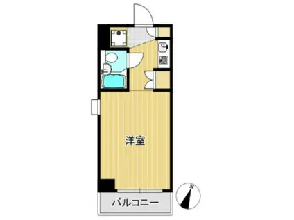 ダイホープラザ橋本III(1K/2階)の間取り写真