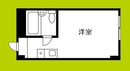 エンゼルハイム萩之茶屋(ワンルーム/3階)の間取り写真