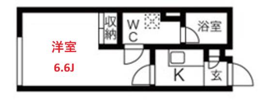 SPEC RESIDENCE TOGOSHI(ワンルーム/3階)の間取り写真