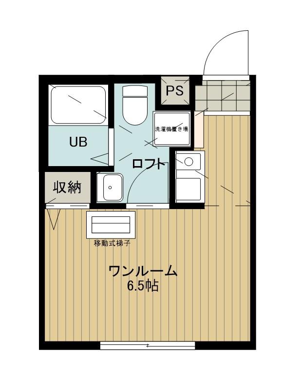 リベルタ秦野(ワンルーム/2階)の間取り写真