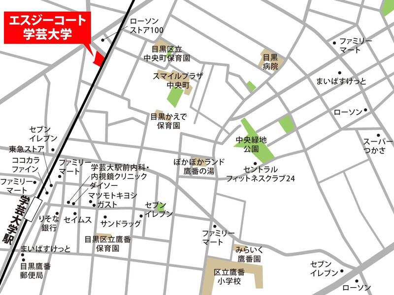 エスジーコート学芸大学(1K/1階)