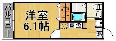 CASAMENTO SCOLO (1K/1階)の間取り写真