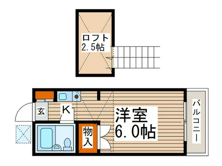 ハイツトラスティ第3 1階階 間取り