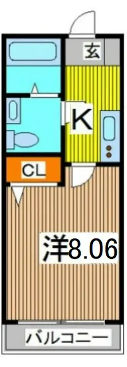 アルファコート西川口9 8階階 間取り