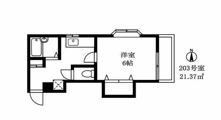 レジデンス自由が丘2 2階階 間取り