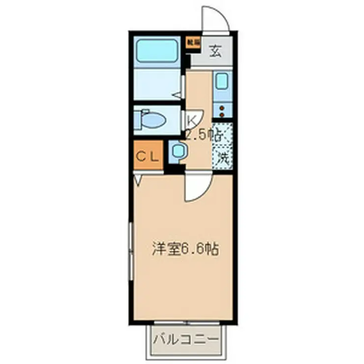 エムズ江北 1階階 間取り