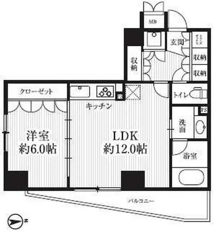 HF千駄木レジデンス 9階階 間取り