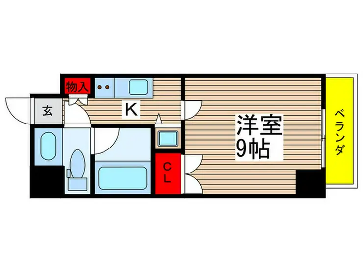 エスポワール本八幡 4階階 間取り