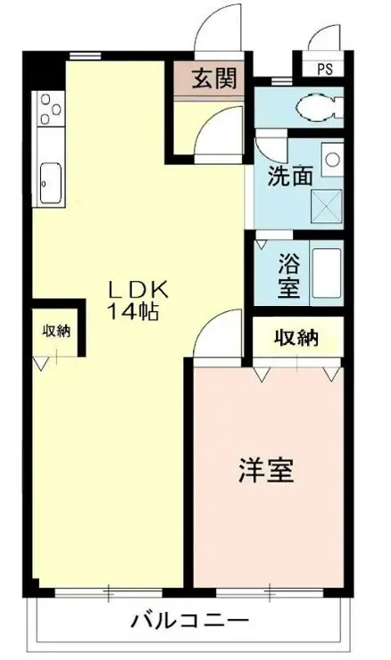 ヤマキレジデンス 3階階 間取り