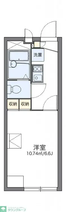 レオパレスレコルト 2階階 間取り