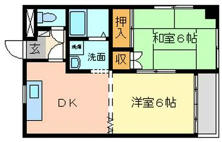 インター・サイドビル 4階階 間取り