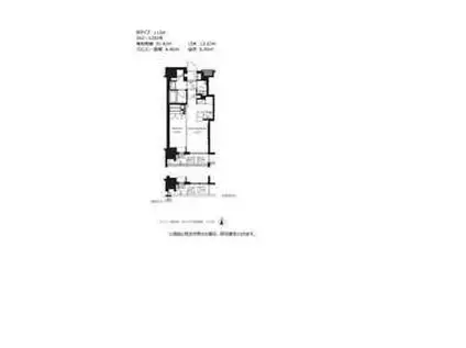 フレンシア椎名町(1LDK/7階)の間取り写真