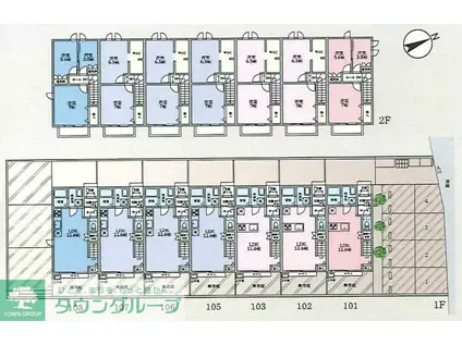 FEDER AKEBONO(2LDK/1階)の間取り写真