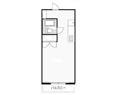 ロマーヌ郡山第二(ワンルーム/1階)の間取り写真