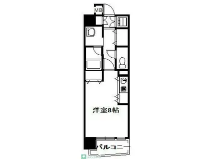 ソフィアグレース八千代(ワンルーム/7階)の間取り写真