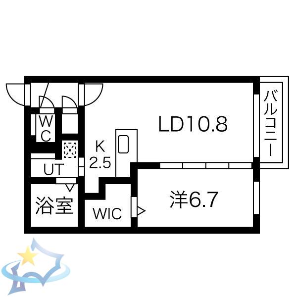 TARTINE S10(1LDK/5階)の間取り写真