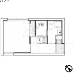 LUDENS大崎ANNEX(1K/4階)の間取り写真