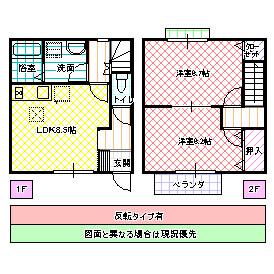 ルミエール(2LDK/1階)の間取り写真