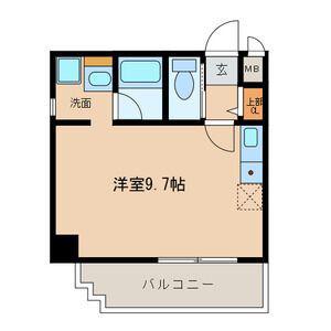 SUN STATE 上飯田(ワンルーム/10階)の間取り写真