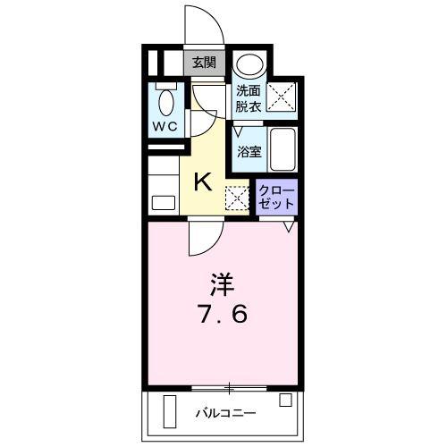 KHANEGAH(1K/4階)の間取り写真