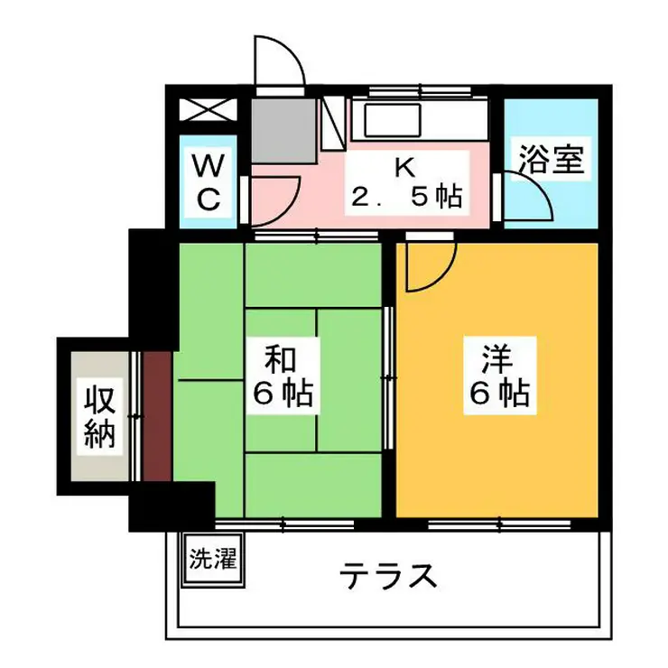 ウエストコート関町 1階階 間取り