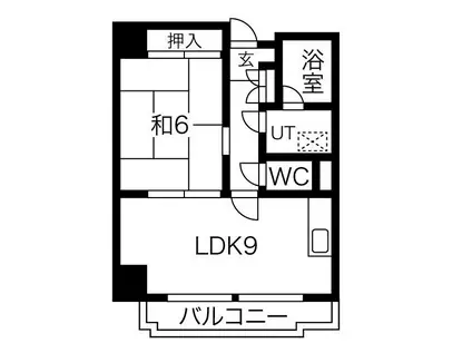 セキスイハイム徳川レジデンス(1LDK/5階)の間取り写真
