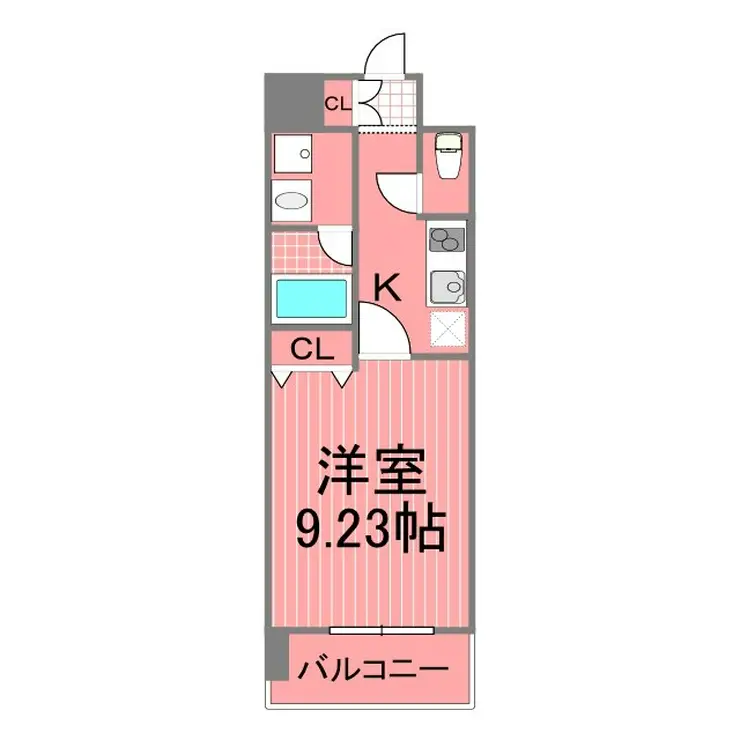 レジアス新横浜 3階階 間取り