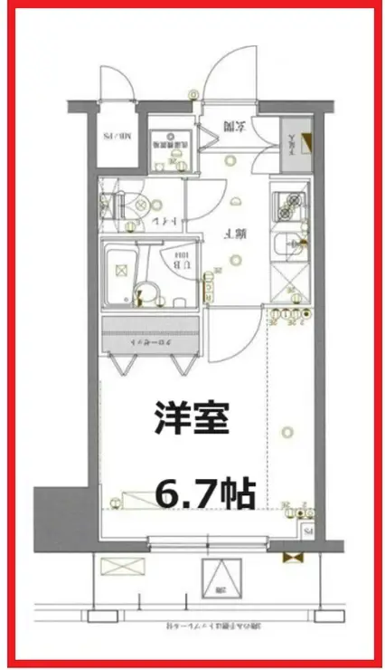 セジョリ浅草ベルグレード 1階階 間取り