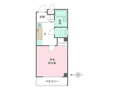 グレース天満ビル(1K/5階)の間取り写真