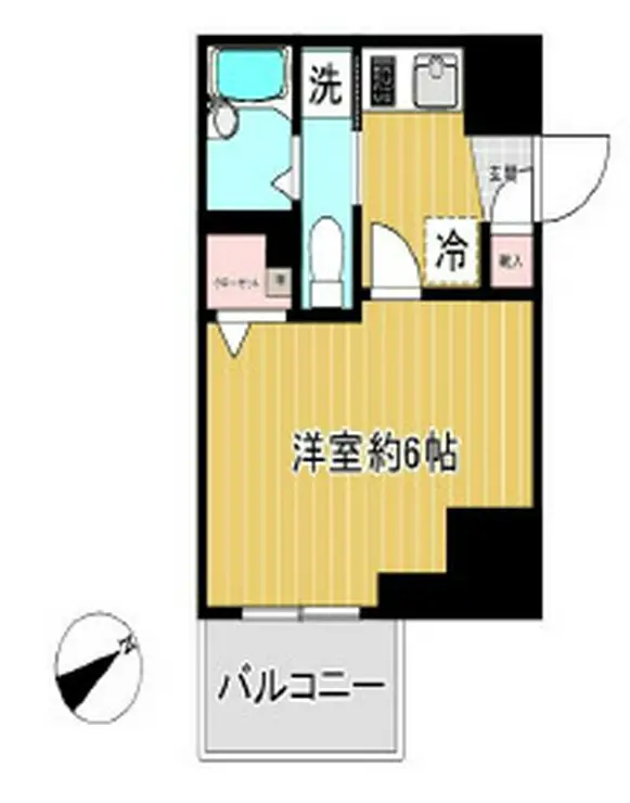 トーシンフェニックス新横濱イクシール 6階階 間取り